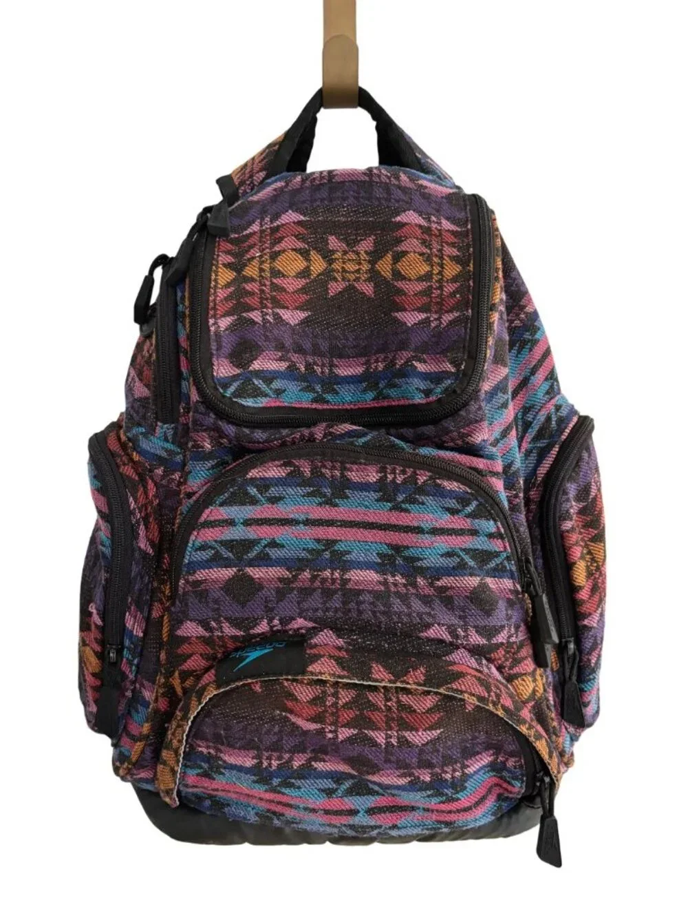 SPEEDO Day Break Backpack Multicolor Southwestern Aztec Design Boho Hipster